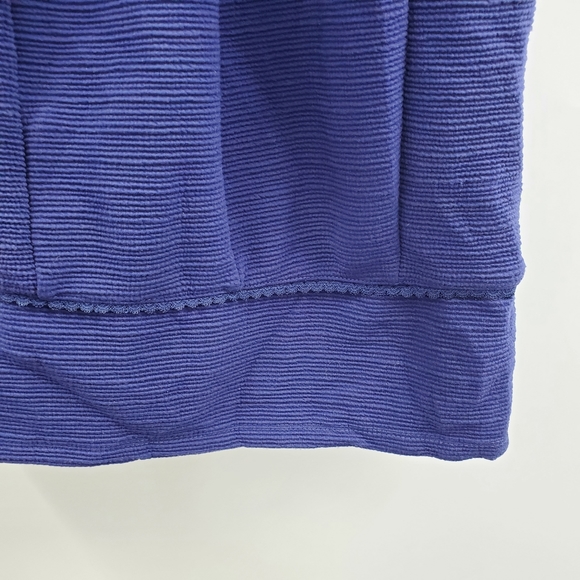 Anthropologie Maeve Ruffles Ottoman Dress Blue - Picture 5 of 9